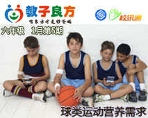 教子良方，六年级，第5期—球类运动前后吃什么才科学